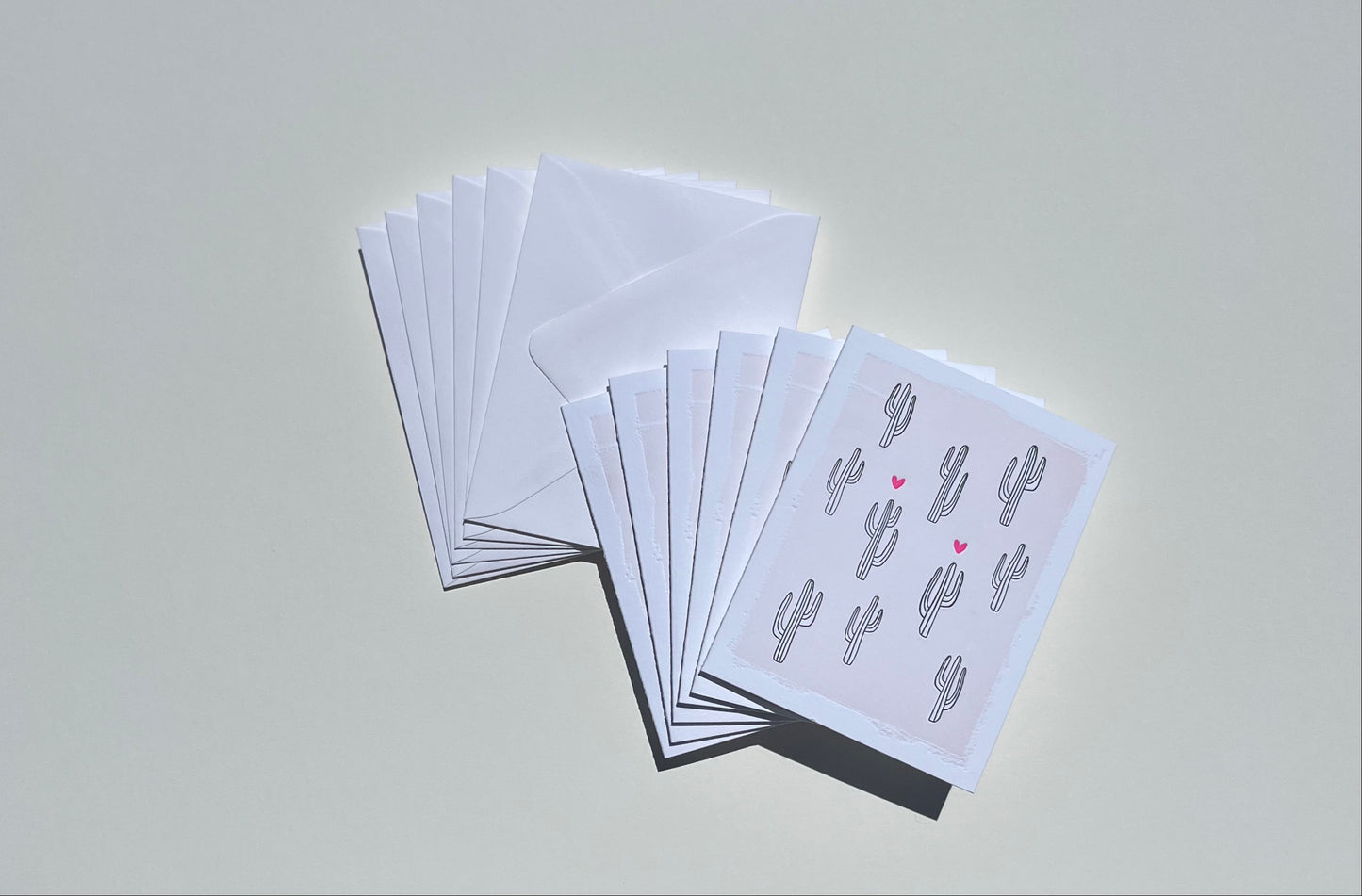 Saguaro Cactus Love | Letterpress Folded Notecards