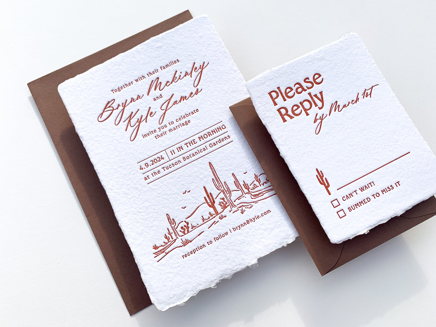 The Sonoran Suite Invitation Sample | The Wedding Collection