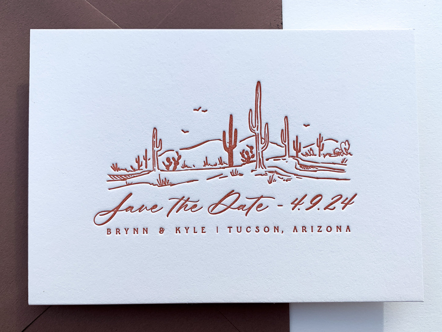 The Sonoran Suite Save the Date Sample | The Wedding Collection
