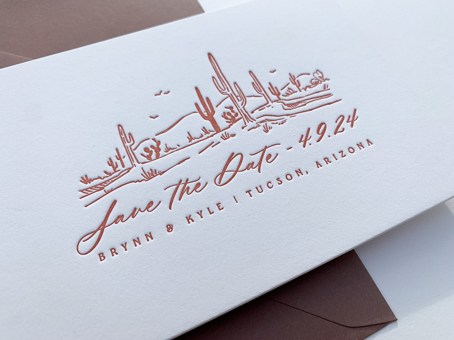 The Sonoran Suite Save the Date Sample | The Wedding Collection