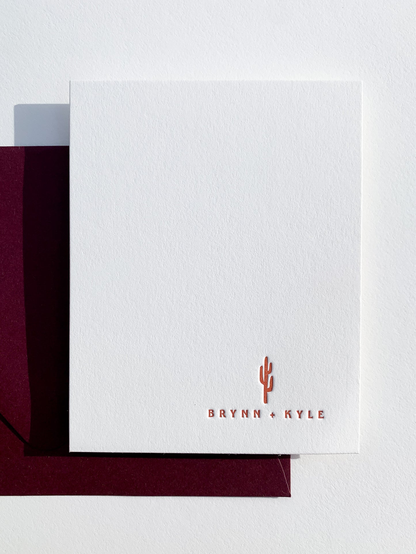 The Sonoran Suite Couple's Stationery Sample | The Wedding Collection