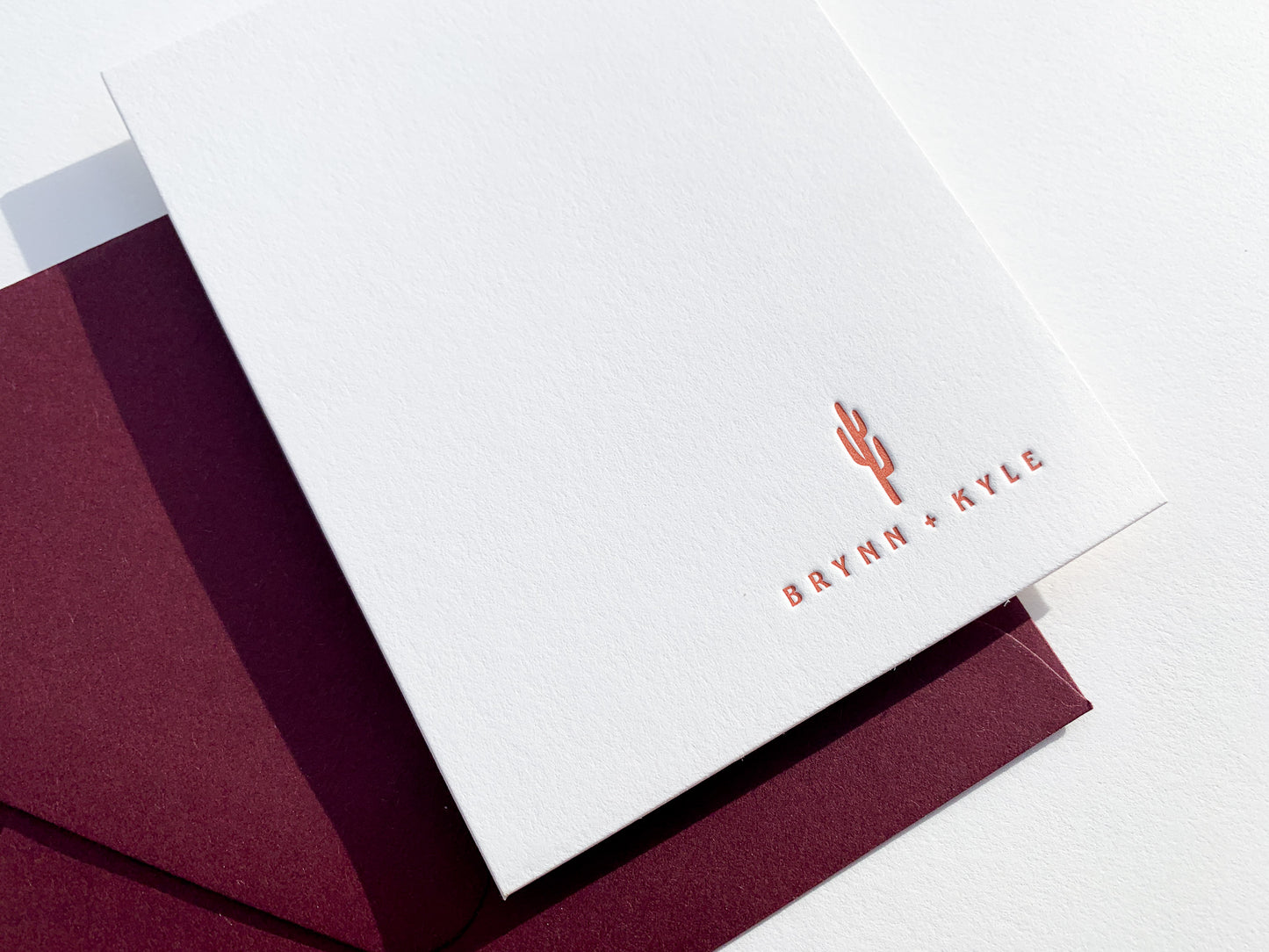 The Sonoran Suite Couple's Stationery Sample | The Wedding Collection