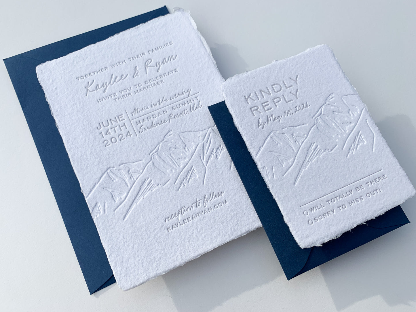 The Ridgeline Suite Invitation Sample | The Wedding Collection |