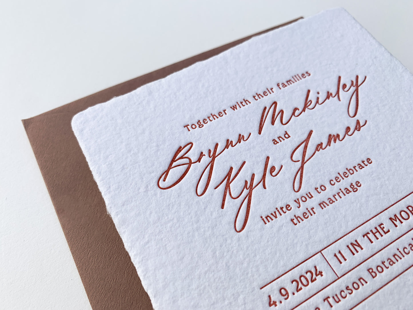 The Sonoran Suite Invitation Sample | The Wedding Collection