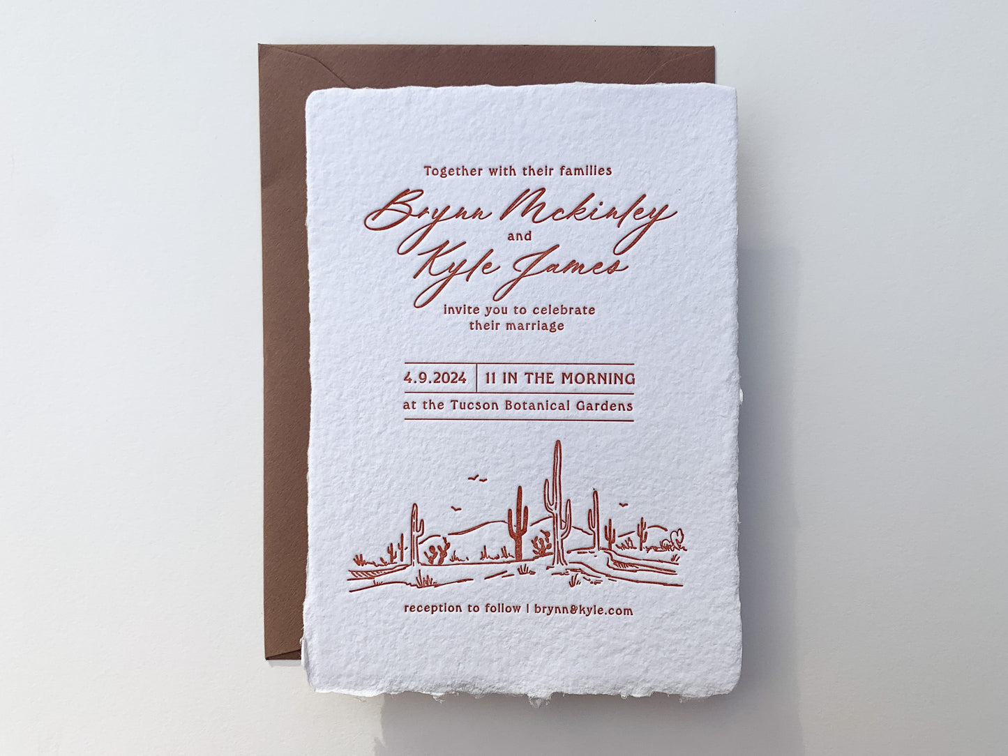 The Sonoran Suite Invitation Sample | The Wedding Collection