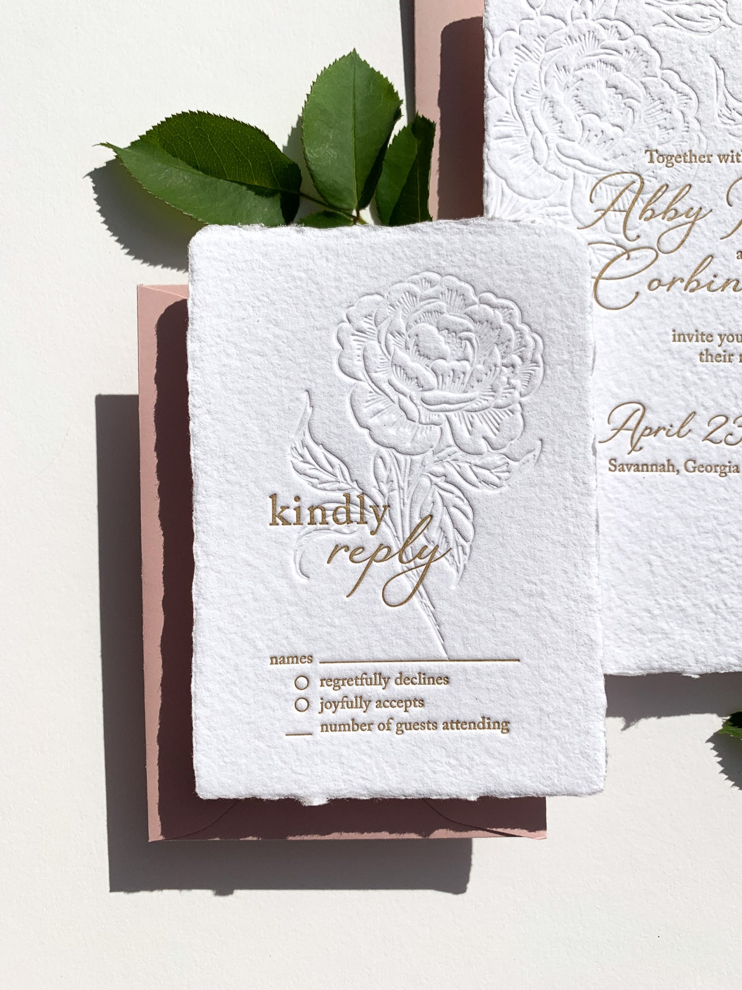 The Garden Suite Invitation Sample | The Wedding Collection