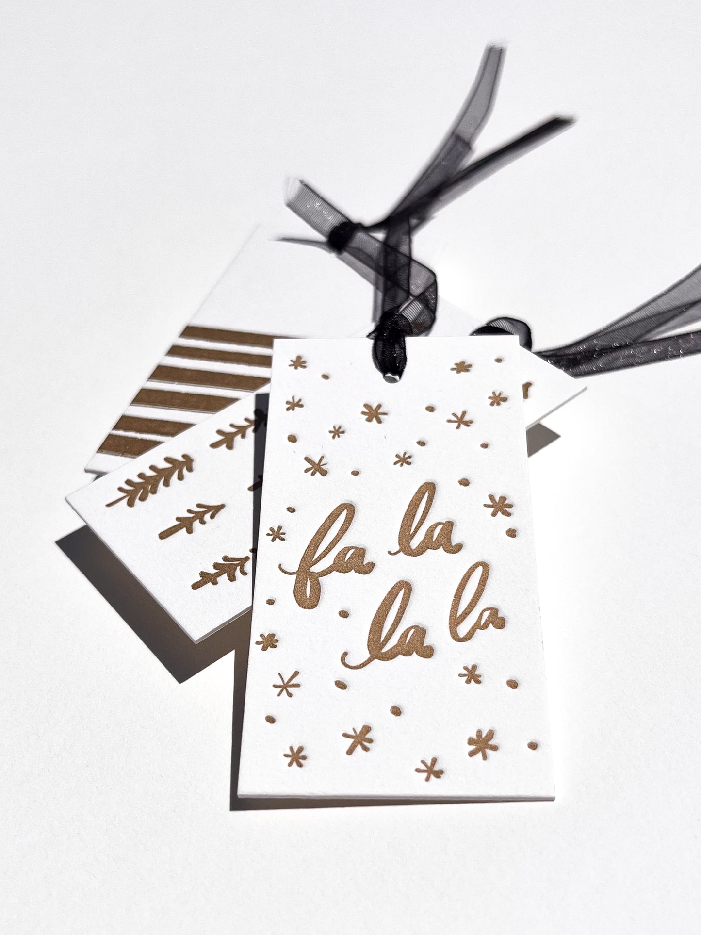 Holiday Gift Tags | Set of 9 Letterpress Tags