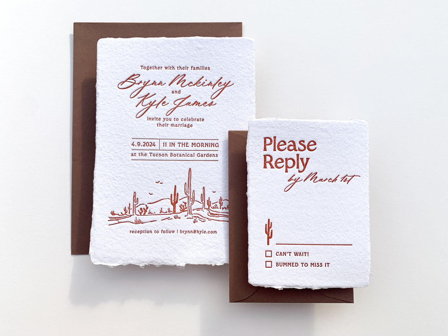 The Sonoran Suite Invitation Sample | The Wedding Collection