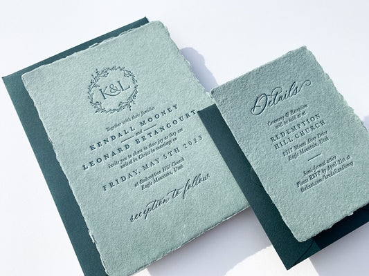 The Betancourt Suite Invitation Sample | The Wedding Collection