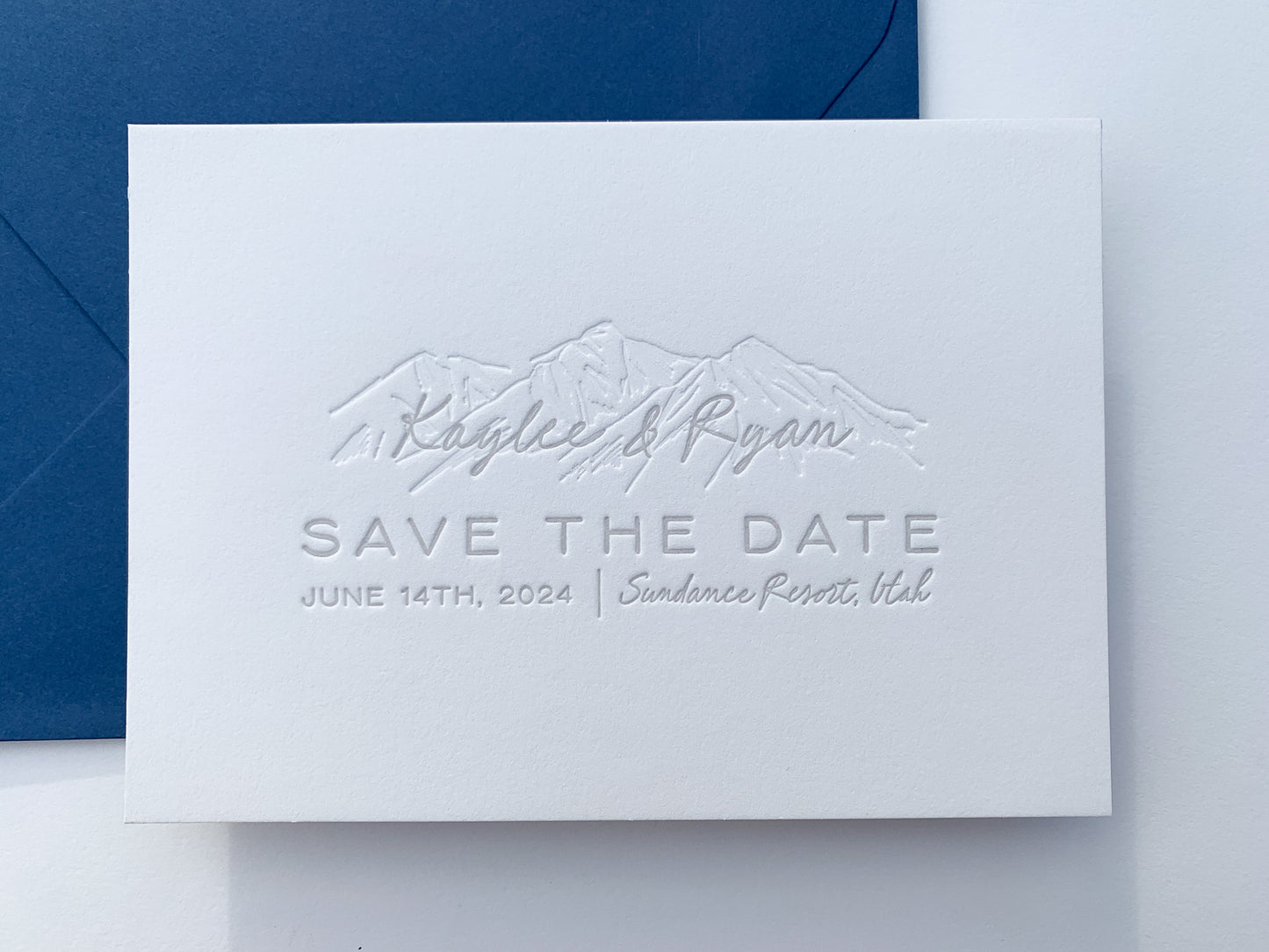 The Ridgeline Suite Save the Date Sample | The Wedding Collection