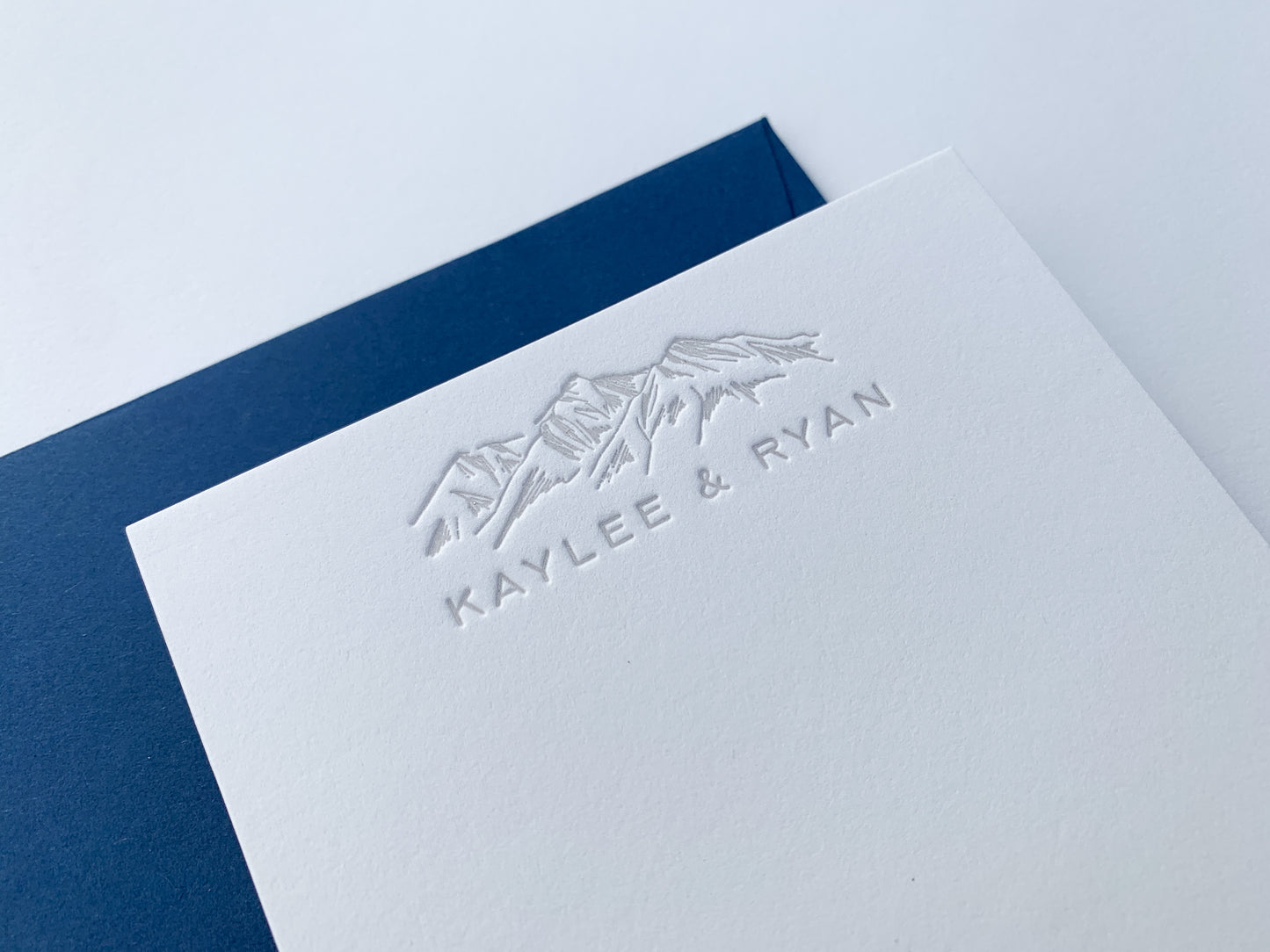 The Ridgeline Suite Couple's Stationery Sample | The Wedding Collection