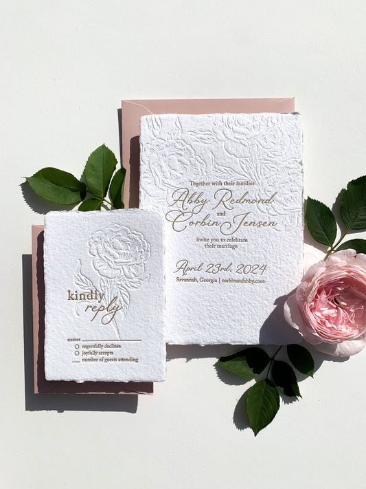The Garden Suite Invitation Sample | The Wedding Collection