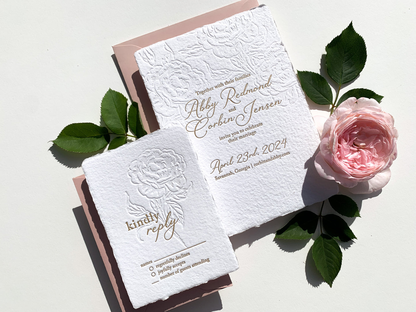 The Garden Suite Invitation Sample | The Wedding Collection