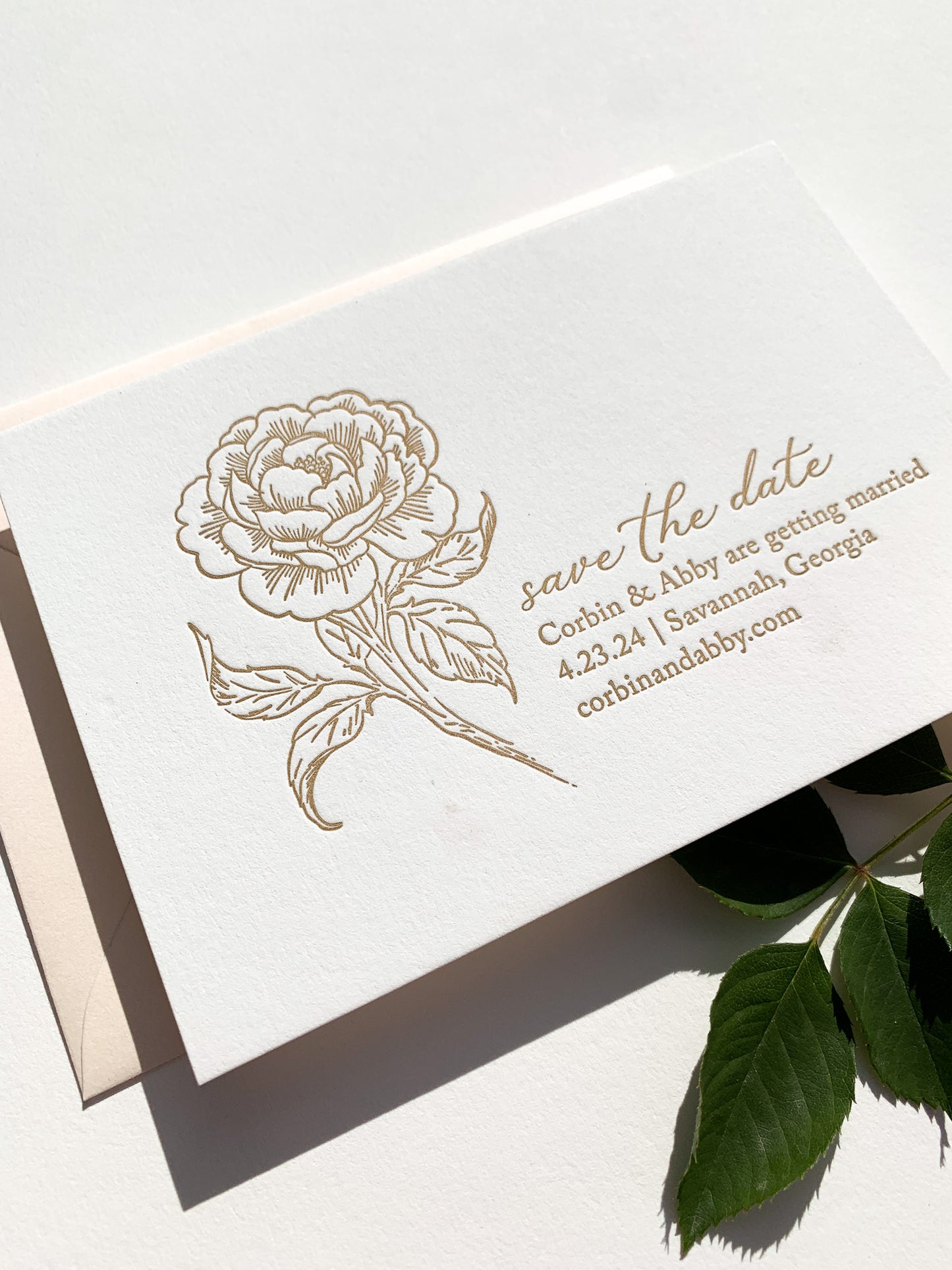 The Garden Suite Save the Date Sample | The Wedding Collection