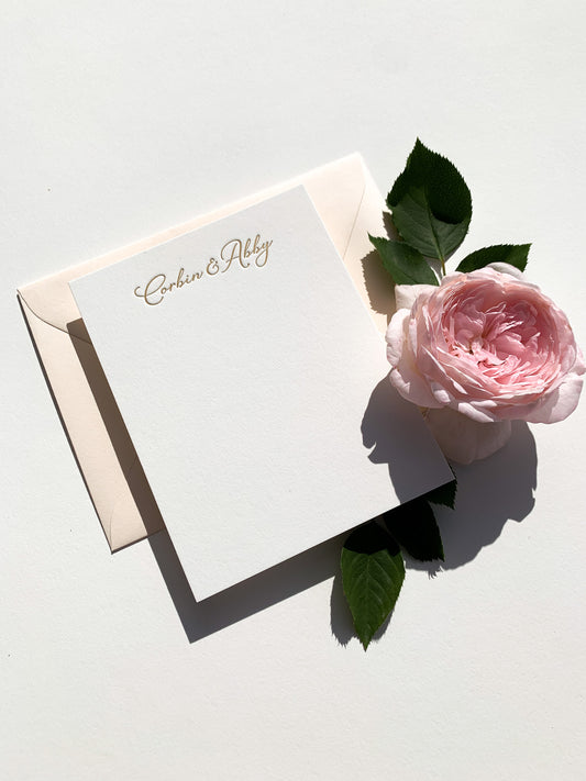The Garden Suite Couple's Stationery Sample | The Wedding Collection